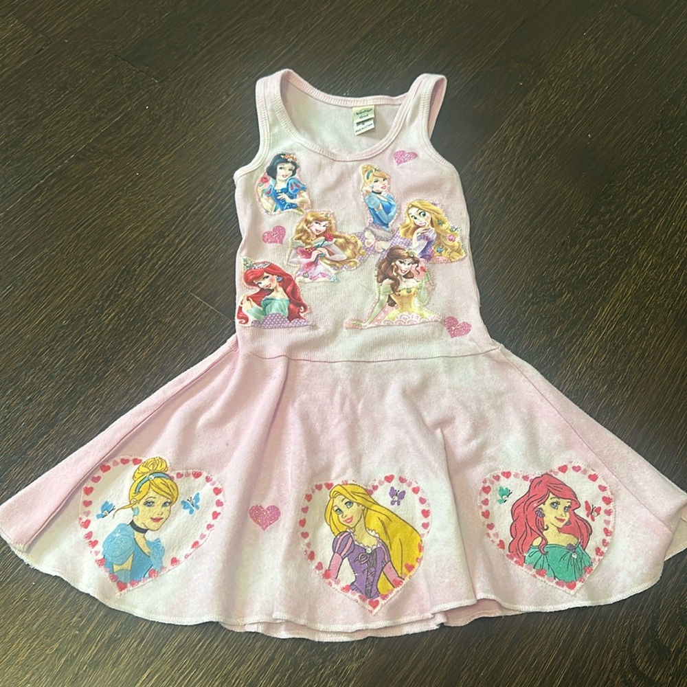 Custom Princess patch Tank Dress Size 4